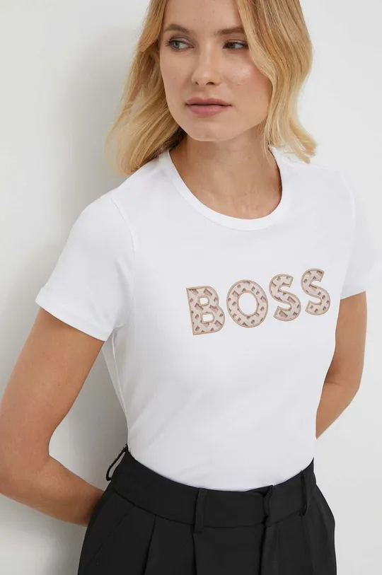 fehér BOSS t-shirt Női
