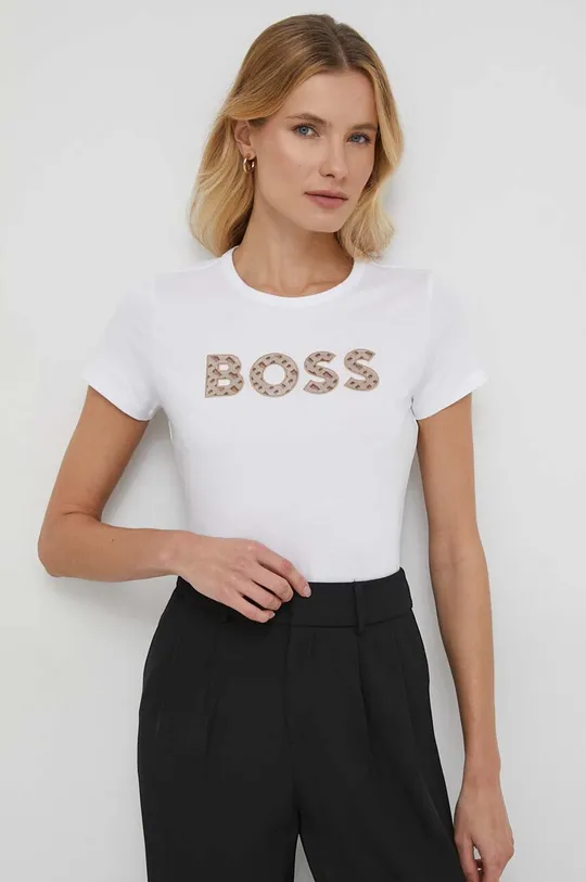 BOSS t-shirt biały