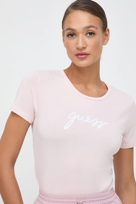 рожевий Футболка Guess