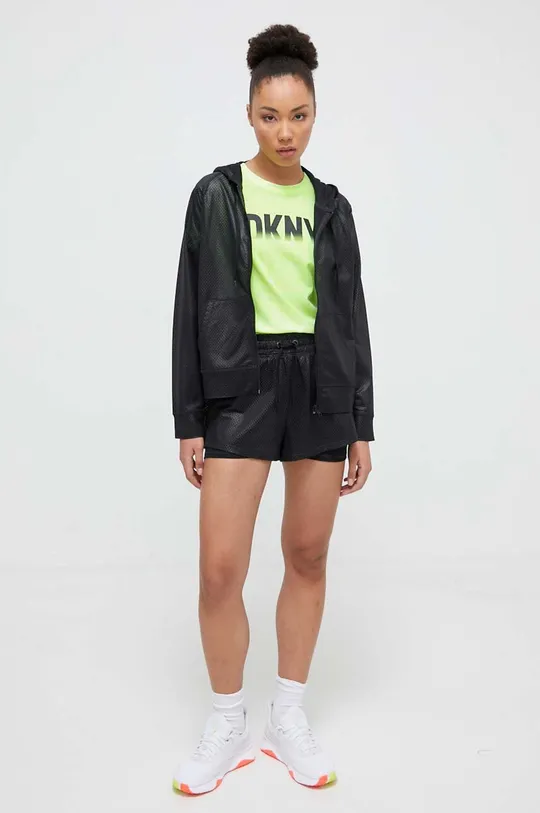 Dkny t-shirt in cotone verde