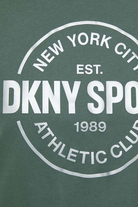πράσινο Βαμβακερό μπλουζάκι DKNY