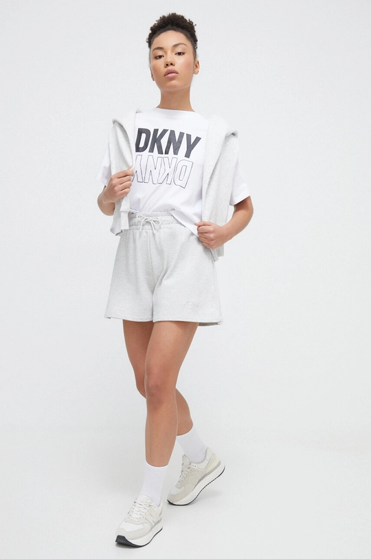 Dkny pamut póló fehér