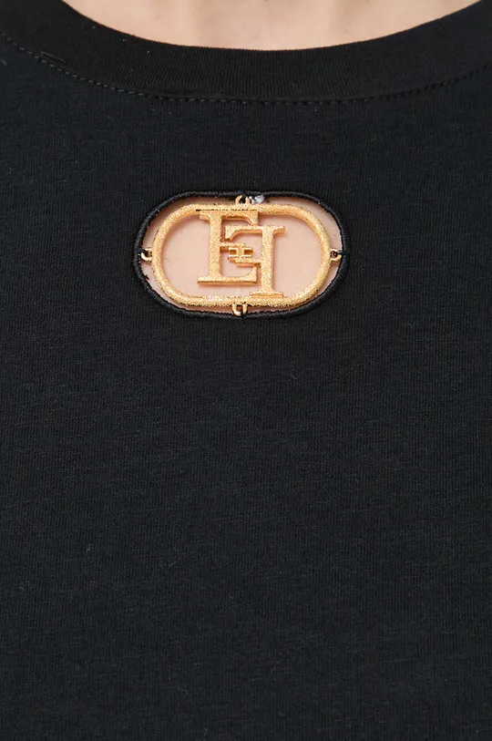 Bombažna kratka majica Elisabetta Franchi Ženski