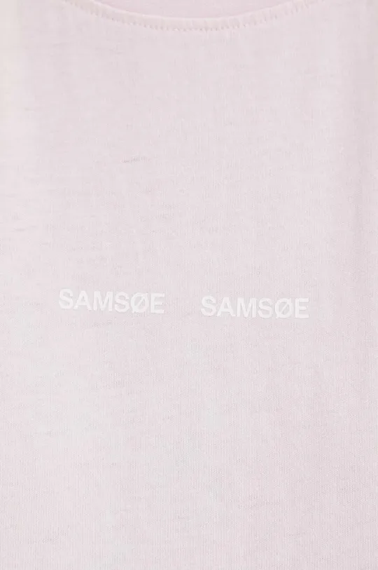 Samsoe Samsoe t-shirt bawełniany EIRA Damski
