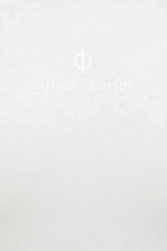 Βαμβακερό μπλουζάκι Samsoe Samsoe Γυναικεία