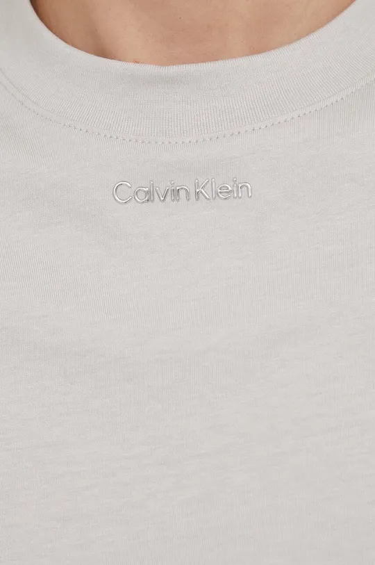 сірий Бавовняна футболка Calvin Klein