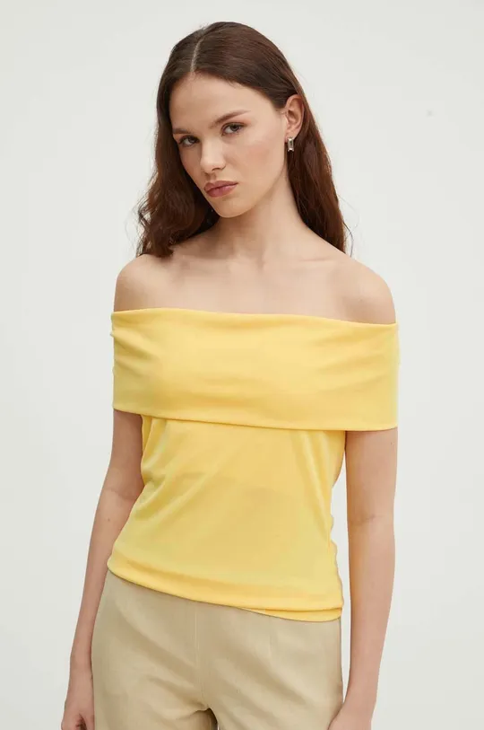 жовтий Блузка Lauren Ralph Lauren Жіночий