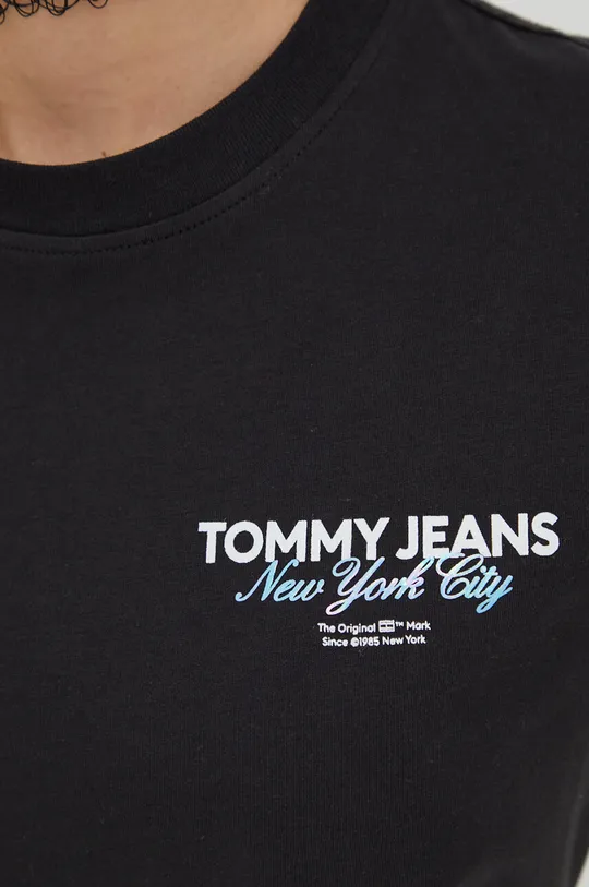 Хлопковая футболка Tommy Jeans Женский