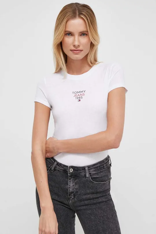 bianco Tommy Jeans t-shirt Donna