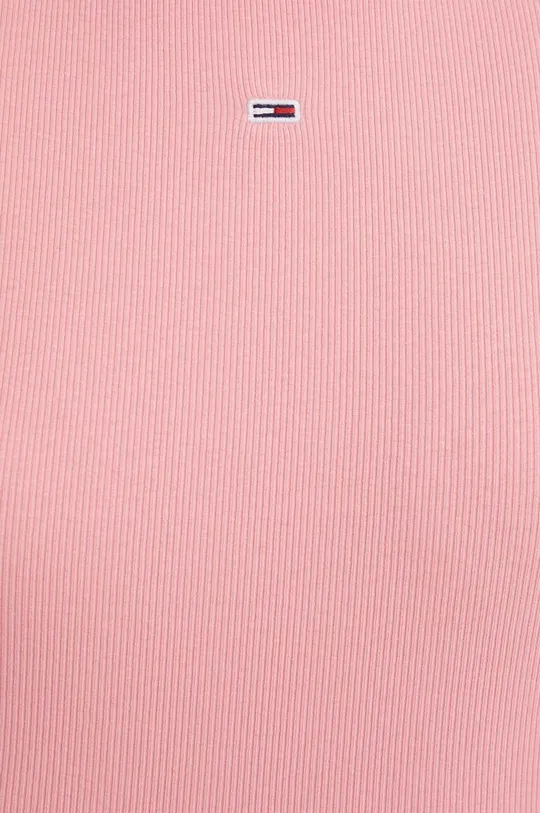 roza Kratka majica Tommy Jeans
