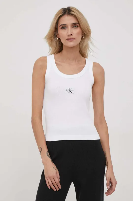 λευκό Top Calvin Klein Jeans Γυναικεία