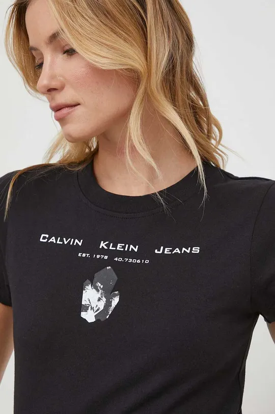 Βαμβακερό μπλουζάκι Calvin Klein Jeans 100% Βαμβάκι