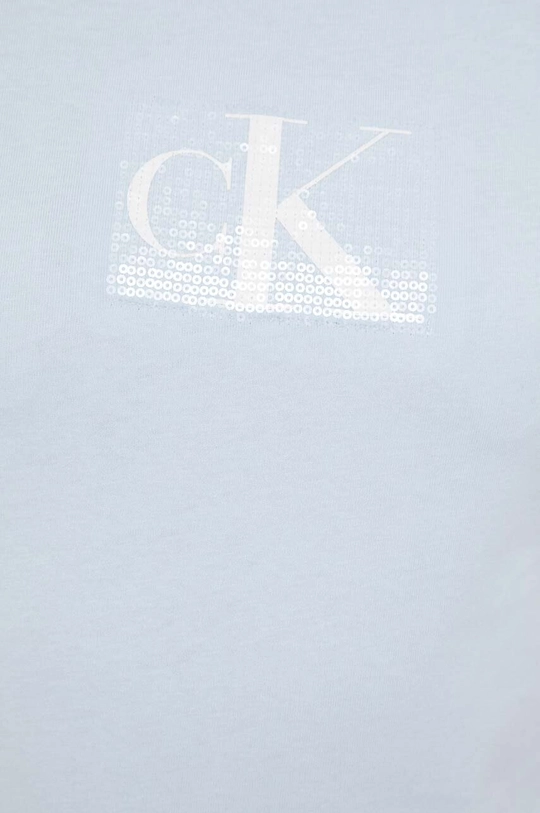 Βαμβακερό μπλουζάκι Calvin Klein Jeans Γυναικεία