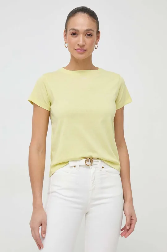 giallo Pinko t-shirt in cotone Donna