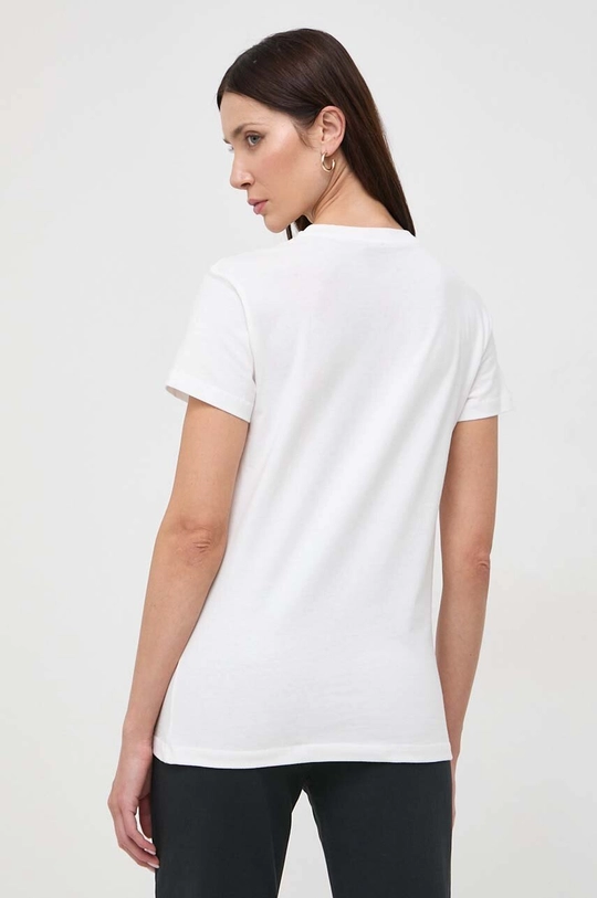 Pinko t-shirt bawełniany Inne materiały: 100 % Mosiądz, Materiał 1: 100 % Bawełna, Materiał 2: 98 % Bawełna, 2 % Elastan, Aplikacja: 100 % Szkło, Materiał dodatkowy: 100 % Poliester