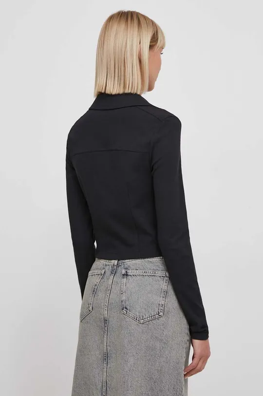 Longsleeve Calvin Klein Jeans 66% Βισκόζη, 30% Πολυαμίδη, 4% Σπαντέξ