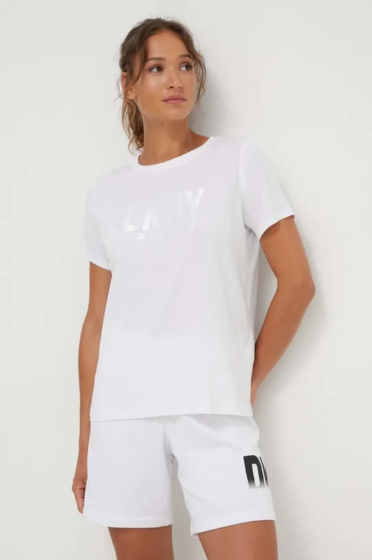 λευκό Μπλουζάκι Dkny Γυναικεία