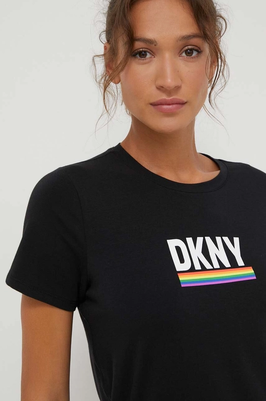 μαύρο Μπλουζάκι DKNY