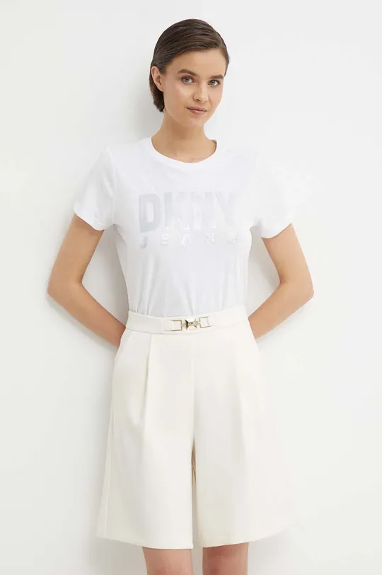 biały Dkny t-shirt