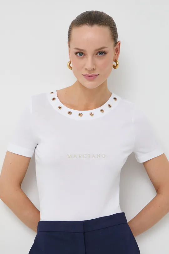 biały Marciano Guess t-shirt BETTY Damski