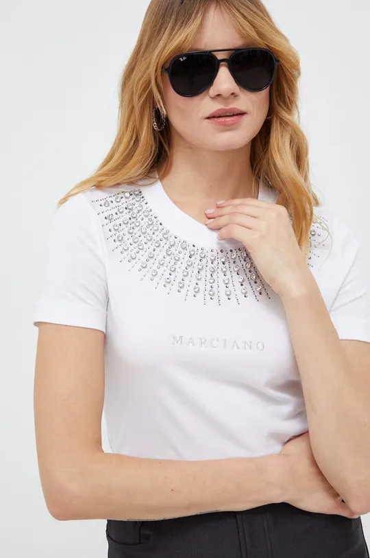 biały Marciano Guess t-shirt MOLLY
