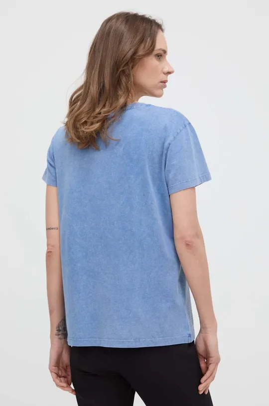 Patrizia Pepe t-shirt bawełniany niebieski