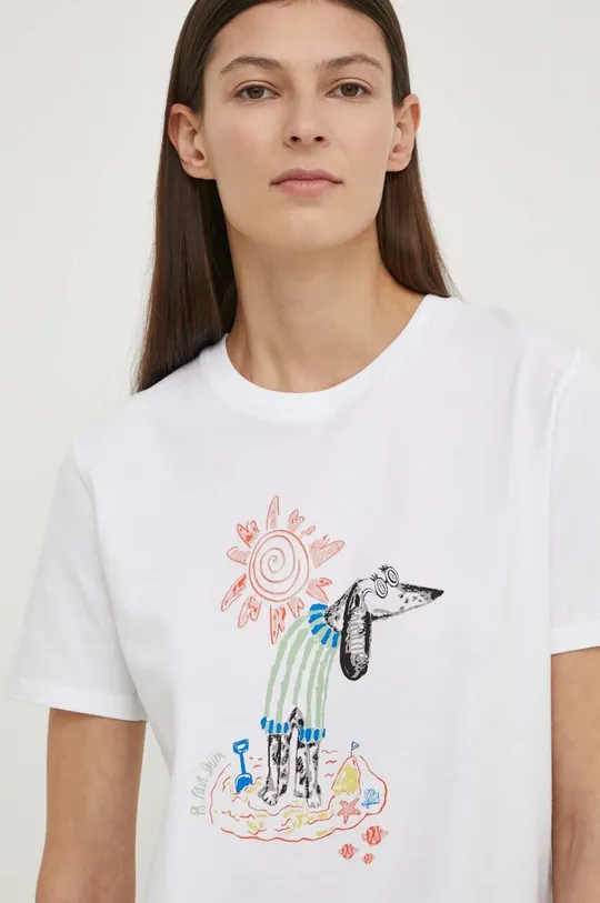 Βαμβακερό μπλουζάκι PS Paul Smith Γυναικεία