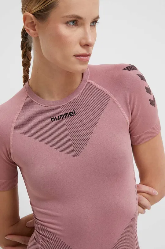 ροζ Μπλουζάκι προπόνησης Hummel First