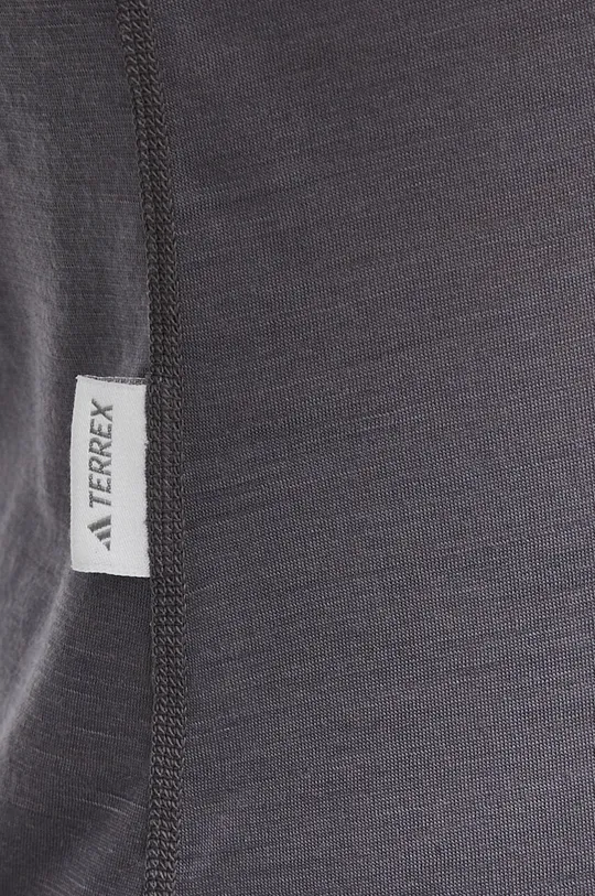sivá Funkčné tričko adidas TERREX Xperior Merino 150