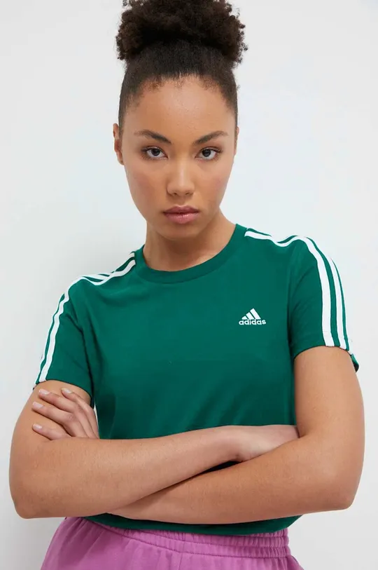 zielony adidas t-shirt