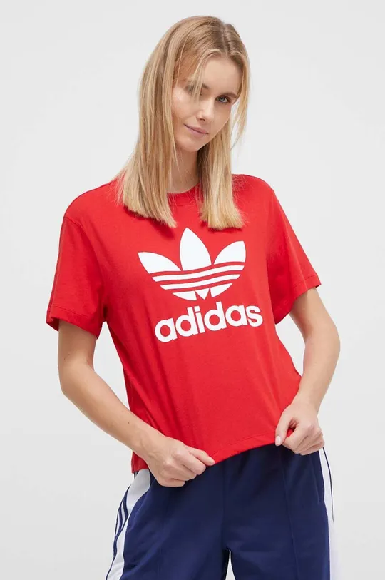 красный Футболка adidas Originals Женский