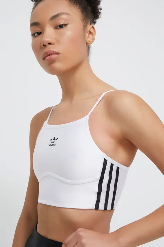 белый Топ adidas Originals Женский