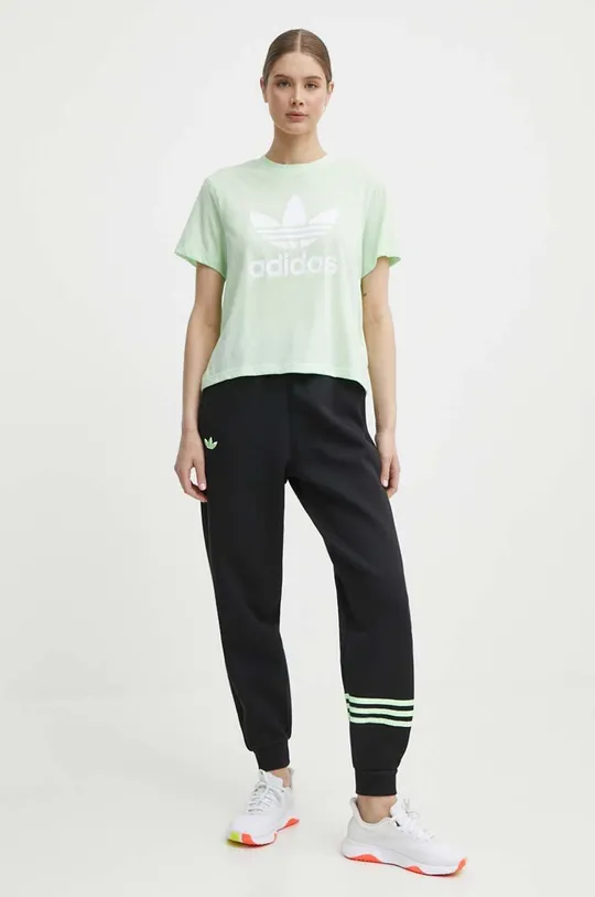 Kratka majica adidas Originals zelena
