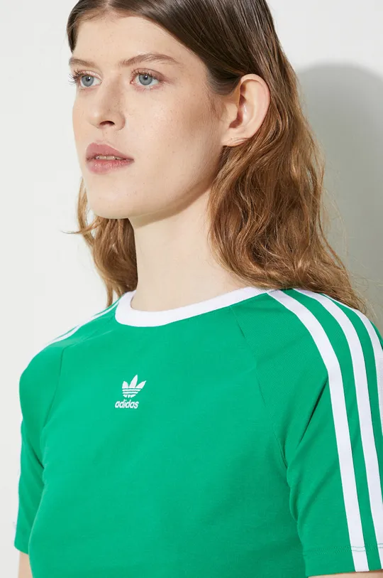 zielony adidas Originals t-shirt 3-Stripes Baby Tee