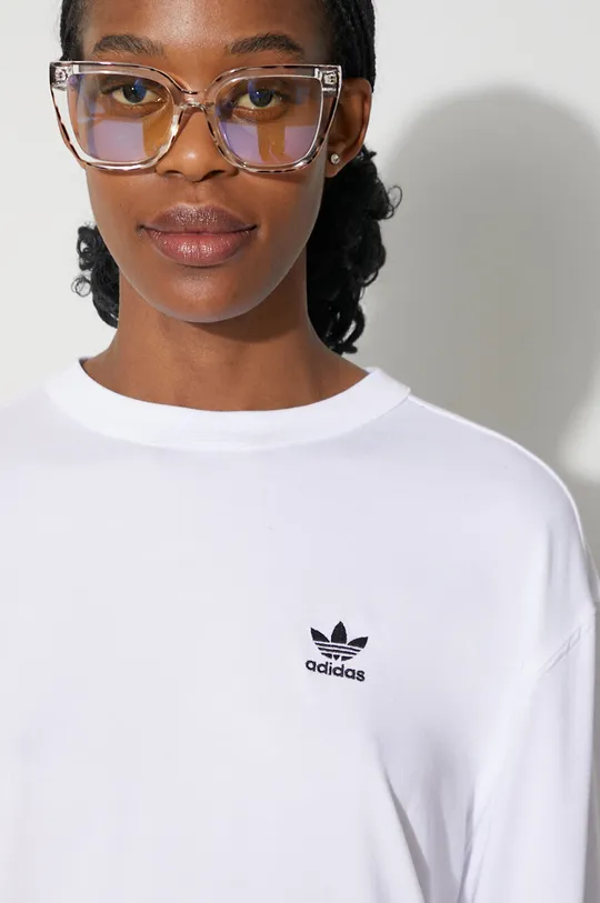 beżowy adidas Originals t-shirt Trefoil Tee