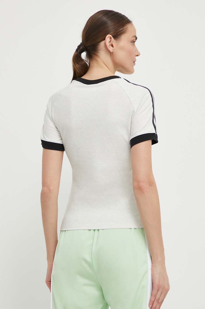 Футболка adidas Originals женская цвет серый IR8104 | ANSWEAR.ua