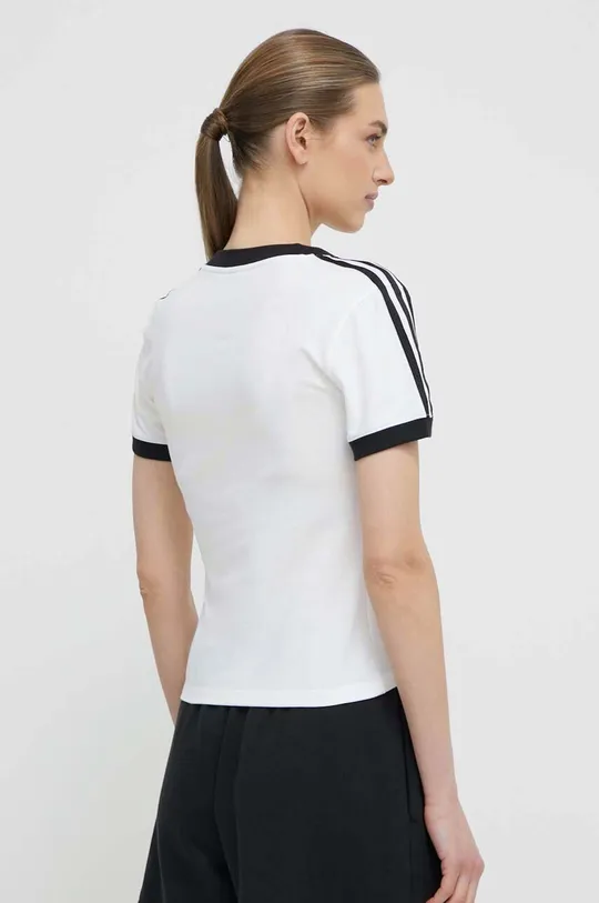 adidas Originals t-shirt 3-Stripe V-Neck Tee 93 % Bawełna, 7 % Elastan