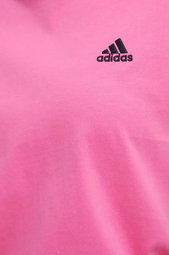 Хлопковая футболка adidas Женский