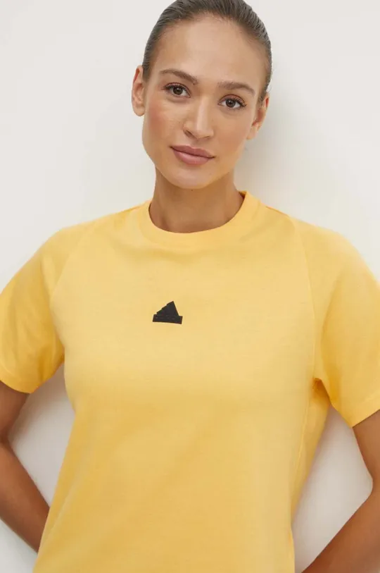 κίτρινο Μπλουζάκι adidas Z.N.E Γυναικεία