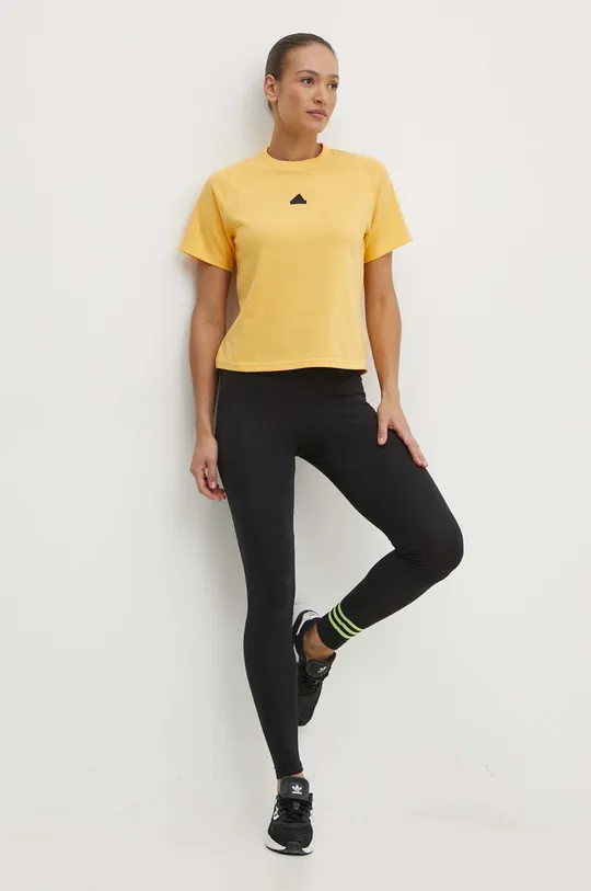 Μπλουζάκι adidas Z.N.E κίτρινο