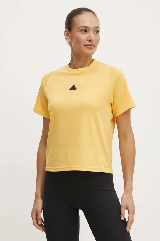 κίτρινο Μπλουζάκι adidas Z.N.E