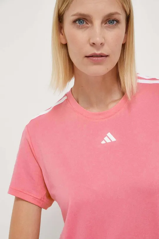 ružová Tréningové tričko adidas Performance Training Essentials