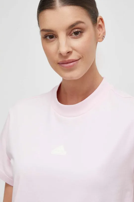 ružová Tričko adidas Dámsky