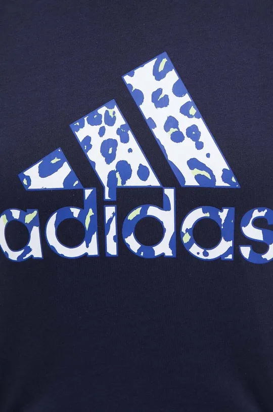 Хлопковая футболка adidas Женский