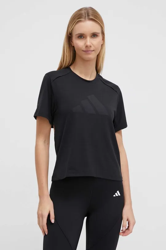 чорний Тренувальна футболка adidas Performance Power