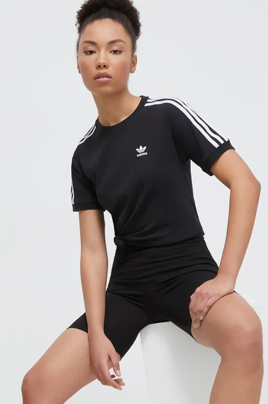 чорний Футболка adidas Originals Жіночий