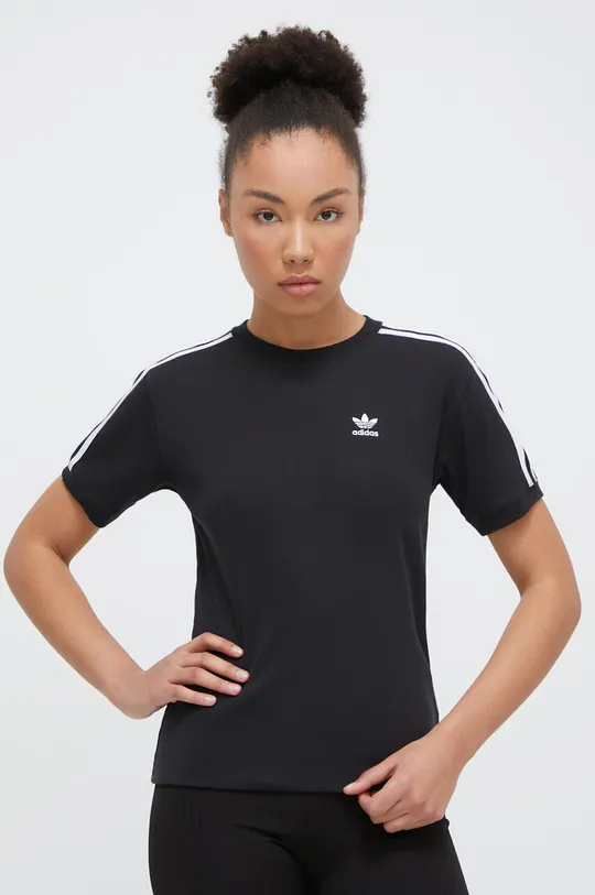 czarny adidas Originals t-shirt