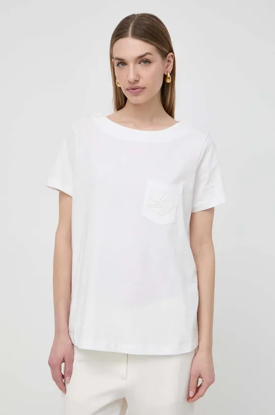bianco Luisa Spagnoli t-shirt in cotone