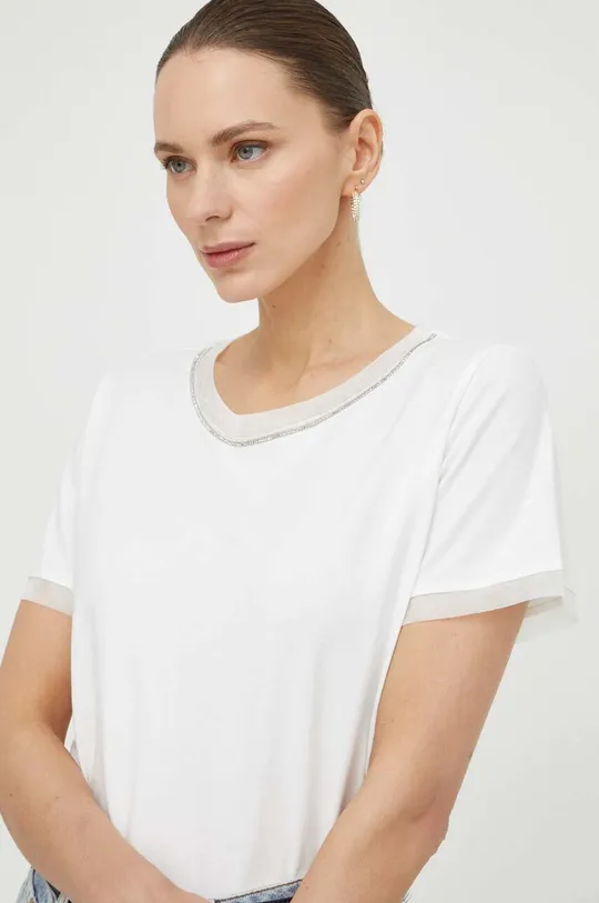 bianco Luisa Spagnoli t-shirt in cotone