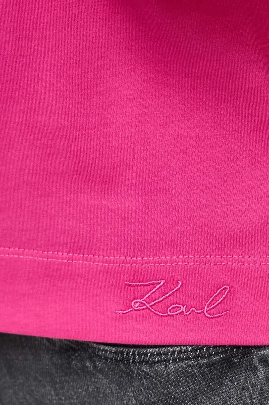 Хлопковая блузка Karl Lagerfeld Женский